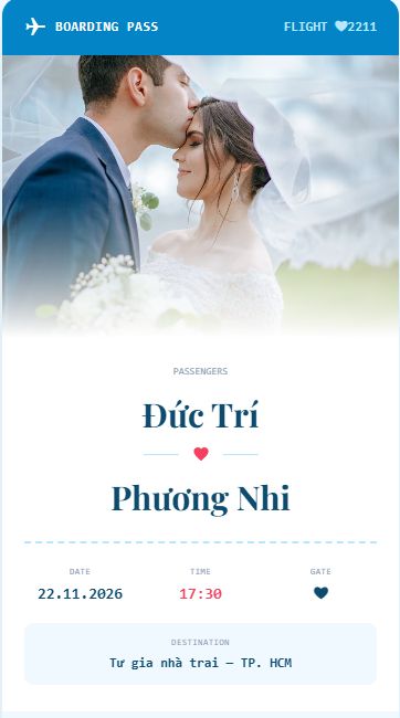 Vé Bay Tình Yêu